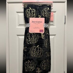Juicy Couture Halloween Pumpkin Throw